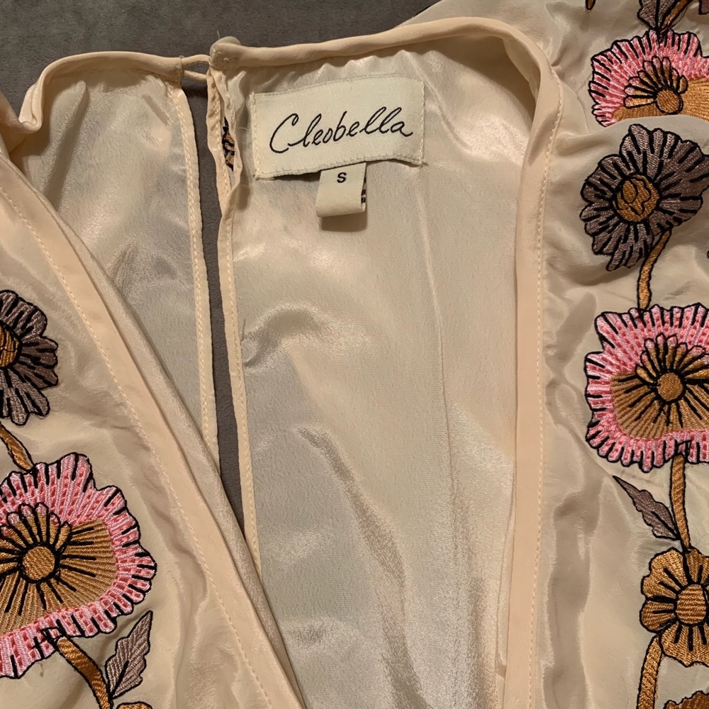 Cleobella HERMOSA KAFTAN DRESS IN APRICOT, SM - Picture 7 of 7